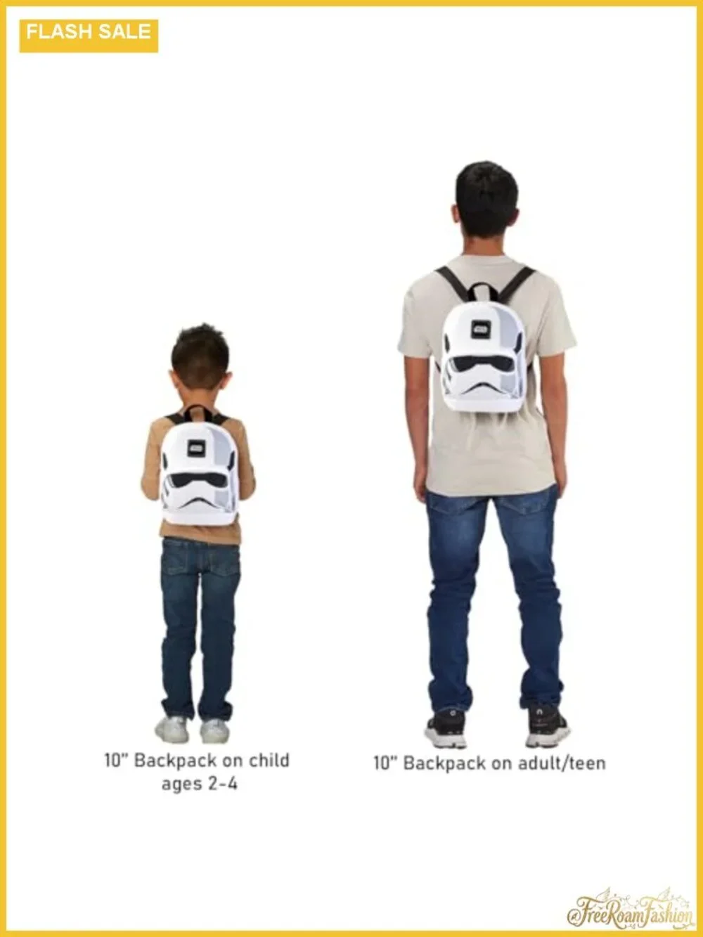 Canvas Mini Backpack with Front Pocket and Bookmark